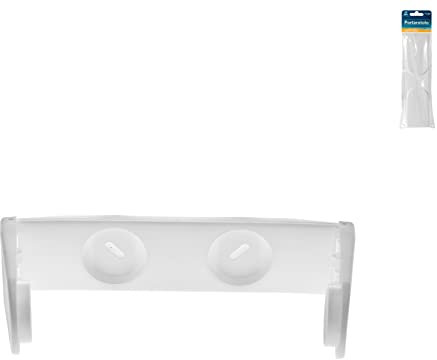 IPPA portarotolo per carta da cucina, bianco, plastica