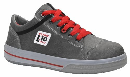 Elten VINTAGE Low ESD S3 721071 - Calzado de protección de cuero unisex, color gris, talla 47