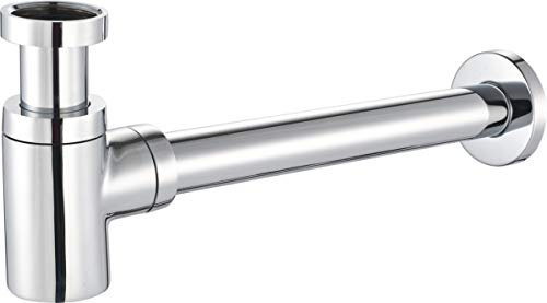siphon design - en laiton rond - court 33 x 42 - alterna a186-b