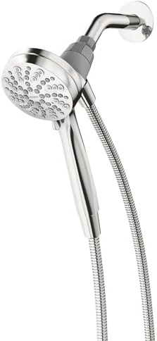 Moen Magnetix Six-Function Handheld Showerhead with Eco-Performance Magnetic Docking System, Chrome, 3.5 (26100EP)