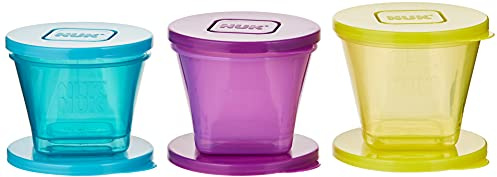 NUK Fresh Foods Frischebehälter zur Aufbewahrung von Babynahrung in 3 Größen