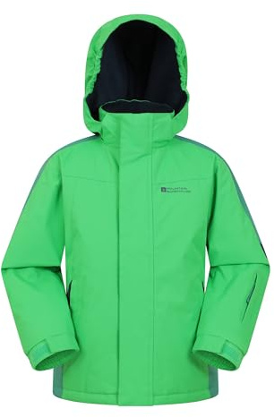 Mountain Warehouse Raptor Kids Ski Snowproof Jacket Green 7-8y