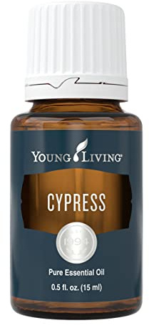 Young Living Cypress Essential Oil | 15 ml | Woody, Crisp & Herbaceous Aroma for Diffusers, Skincare & Massage | Premium Essential Oil for Relaxation, Freshness & Daily Aromatherapy