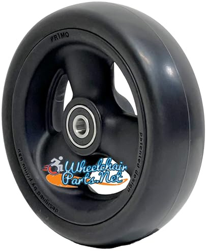 New Solutions CW514 4 x 1.5 in. Hollow Spoke Composite Caster Wheel with 0.32 in. Bearings Wheelchair