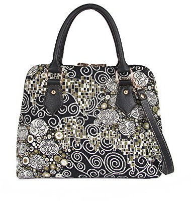 Signare Gobelin-Handtasche/Umhängetasche und börse für Damen mit Gustav Klimt The Kiss (CONV-KISS)