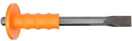 Mayhew Select 12405 1-by-12-Inch Handguarded Cold Chisel , Black