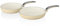 Swan Retro SWPS2010CN Set Juego 2 Sartenes 20-28cm Aluminio Prensado 3mm, Inducción, Antiadherente Cerámica Marfil libre PFOA y PTFE, Apta para todas las Cocinas, Diseño Vintage, Crema