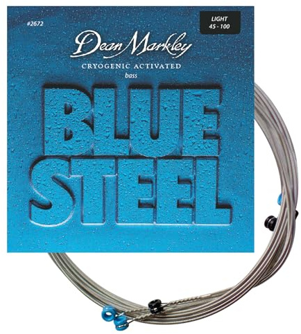 Dean Markley 2672 - Juego de cuerdas para bajo de acero, .045-.100