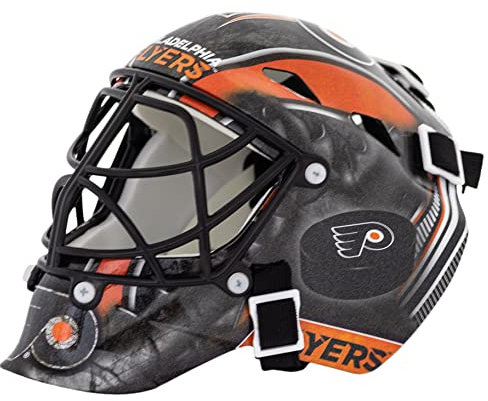 NHL Franklin Sports Eishockey-Sammelartikel Torwart-Helm mini, Design: Logo Mannschaft, Unisex, 7784F09, Philadelphia Flyers, Einheitsgröße