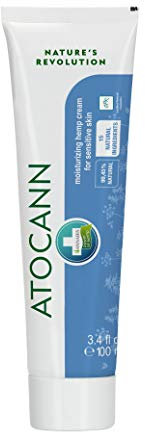 Atopicann - crema para el cuidado de la piel con psoriasis, acné, eccemas, dermatitis - Extracto de semillas de cáñamo, plata coloidal, óxido de zinc.