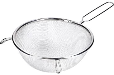 KitchenCraft Medium Stainless Steel Sieve, 18 cm (7”), Silver