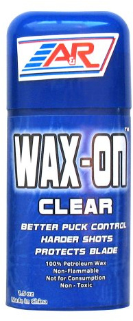 A&R Sports Wax-On Hockey Stick Wax, Clear