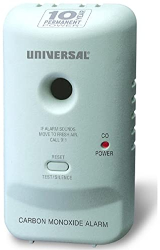 Universal Security Instruments 10 Year Tamper Proof Permanent Power Sealed Battery Carbon Monoxide Smart Alarm, Model MC304SB , White