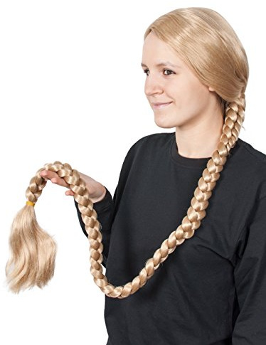 Faschingsperücke Damen Rapunzel - XXL-Zopf