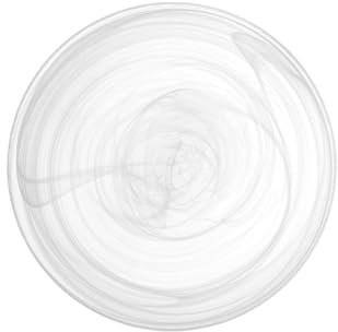 H&H Alabastro Juego De 6 platos llanos, blanco