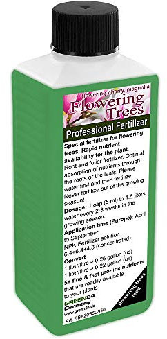GREEN24 Flowering Trees Fertilizer NPK for Flowering Cherry, Magnolia, Liriodendron tulipifera, Paulownia tomentosa, Catalpa bignonioides