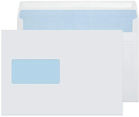 Blake Purely Everyday 1708 Briefumschläge selbstklebend Mit Fenster Weiß C5 162 x 229 mm - 90g/m² | 500 Stück