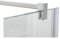 Stabilisierungsstange für Duschen, Stabilisator Duschwand, Stabilisationsstange Glas-Wand (120cm, Chrom Eckig)