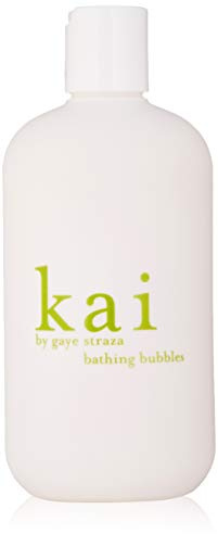 kai Bathing Bubbles, 12 Fl Oz., Bubble Bath Rich in argan Oil, Scented with Our Signature Gardenia Wrapped in White Exotics, Vegan, Cruelty Free, Made in the USA,