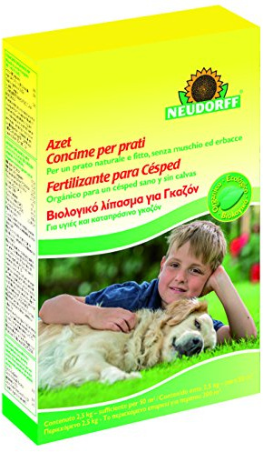 Neudorff Azet – Fertilizzante Prato, 2.5 kg, Colore: Giallo