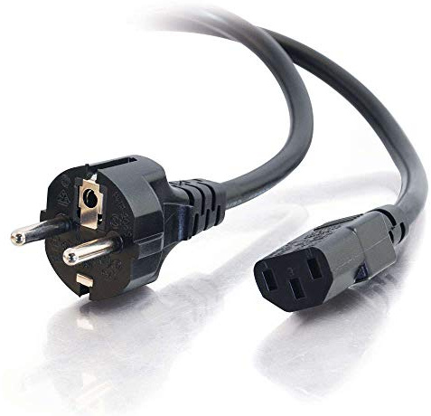 8.2ft (2.5m) 14 AWG European Power Cord (CEE7/7 to IEC320C13) (TAA Compliant)