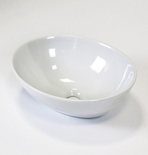 Scarabeo Ovo Aufsatzwaschtisch, weiß, 8011