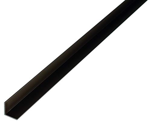Alberts 480035 Cornière | aluminium, anodisée, couleur bronze | 1000 x 25 x 25 mm