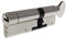 50/50T Nickel YALE Superior Thumbturn Euro Cylinder with 3 Keys / Anti Snap / Bump / Pick / Drill / Pull High Security uPVC Composite Door Barrel Profile Twist Thumb Turn Lock