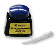 12 Pack Pilot Pen 43600 1oz Refill Ink for Permanent Markers - Blue (SCRF-BLU)