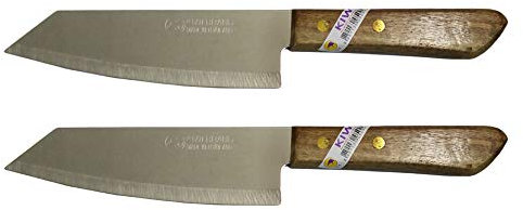 Set di 2 coltelli in acciaio inox flessibile KIWI Brand Deba Style # 171.