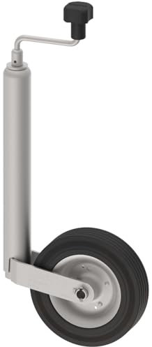 mb-m Anhänger Stützrad Bugrad mit Drucklager | verzinkt | 150kg | 48mm Aufnahme für Anhänger Wohnwagen Trailer