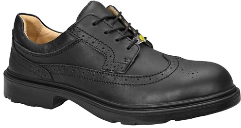 ELTEN Officer ESD S2, Zapatos de Seguridad para Hombre, Ligero, Puntera de Acero, Material Superior: Piel, Forro Interior: Forro de Piel, Talla 47