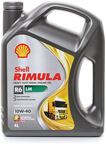 Shell Rimula R6-LM 10W-40 Motoröl, 4 Litre