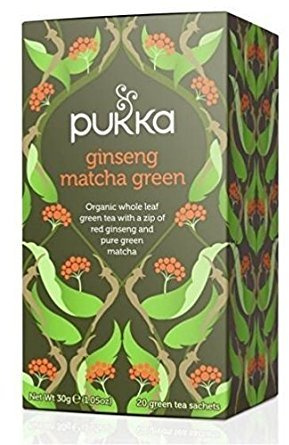 Pukka Organic Ginseng Matcha Green Tea 20 Satchets (Pack of 3)