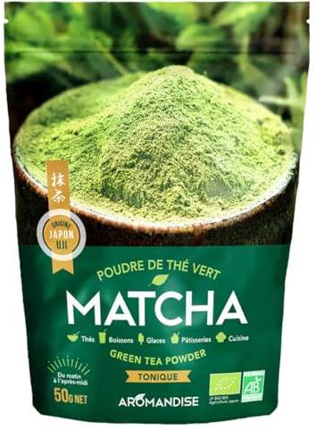 Thé vert matcha bio en poudre 50g - Florisens