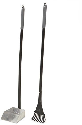 Petmate Clean Response Aluminum Rake and Pan, Small