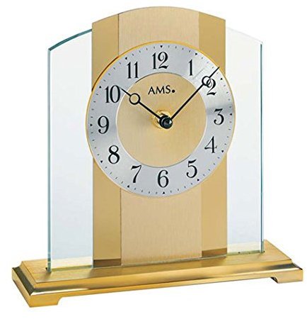 AMS Moderne Tischuhr mit Quartzwerk, batteriebetrieben - Modern Style 1119