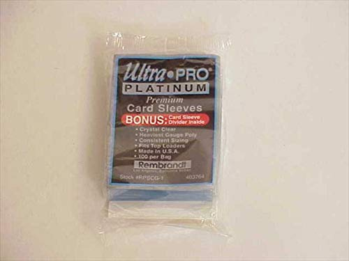Premium Soft Sleeves for Trading Cards (100 count)