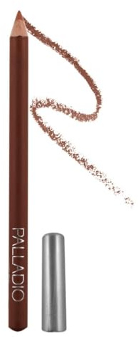 Palladio Lip Liner Pencil, Wooden, Firm yet Smooth, Contour and Line with Ease, Perfectly Outlined Lips, Comfortable, Hydrating, Moisturizing, Rich Pigmented Color, Long Lasting, Natural