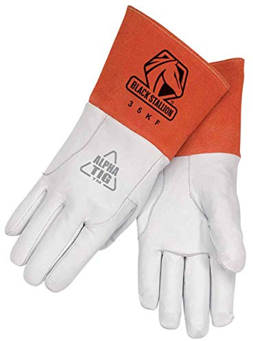 Premium Leather TIG Welding Gloves Medium Pair