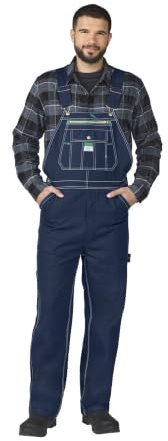 Liberty Men's Rigid Denim Bib Overall, 52x30