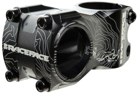 Race Face Atlas Mountain Bike Stem (Black, 31.8-mm Clamp, 50-mm, 1-1/8-Inch)