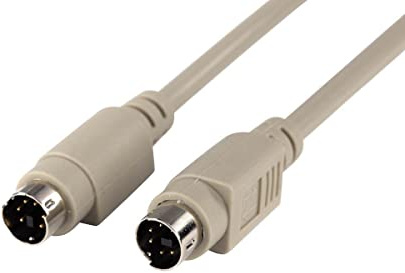 Monoprice PS/2 MDIN-6 Male to Male Cable - 10 Feet - Used as PS/2 Keyboard/Mouse Connector