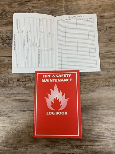 FIRE Log Book A4 Compliant Landlord Security Safety