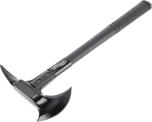 Walther Axt Tactical Tomahawk, 420 Stahl, feststehendes Messer, ideal für Outdoor Aktivitäten