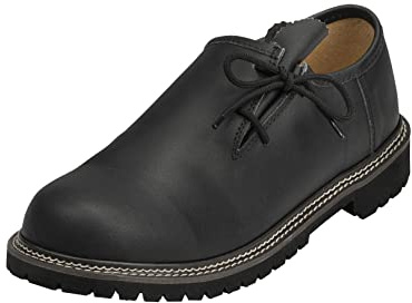 TR Martha Chaussures traditionnelles premium pour hommes - Chaussure traditionnelle de haute qualité pour hommes - Chaussures en cuir pour la fête d'octobre, Noir , 47 EU