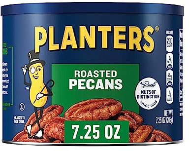 PLANTERS Whole Pecans, Roasted & Salted, Baking Nuts, 7.25 Oz (1 Ct)