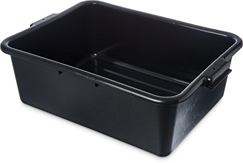 Carlisle FoodService Products 4401103 Comfort Curve Bus Box/Tote Box, 7 Deep, Black