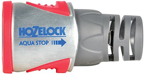 Hozelock Pro Metal Aquastop Hose End Connector for 12.5mm (1/2) Hose Pipes