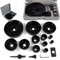16Pc Holesaw Set - Cutting Kit 19-127Mm, Wood Metal Alloys | Heavy Duty In Case, Circular Drill Cut Case Set Multi Purpose Household Work Diy, Durable